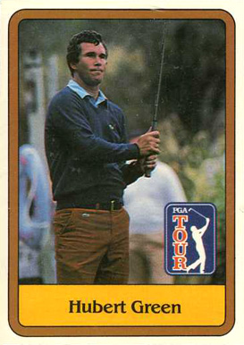 1981 Donruss Golf Hubert Green #50 Golf Card