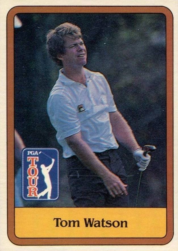 1981 Donruss Golf Tom Watson #1 Golf Card