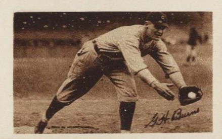 1923 Willard Chocolate G.H. Burns # Baseball Card