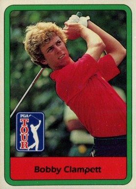 1982 Donruss Golf Bobby Clampett #14 Golf Card
