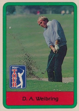 1982 Donruss Golf D.A. Weibring #45 Golf Card