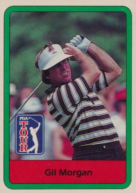 1982 Donruss Golf Gil Morgan #18 Golf Card