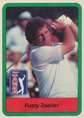 1982 Donruss Golf Fuzzy Zoeller #19 Golf Card