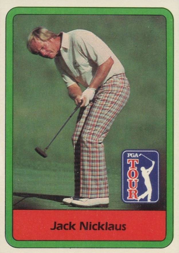 1982 Donruss Golf Jack Nicklaus #16 Golf Card