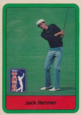 1982 Donruss Golf Jack Renner #11 Golf Card
