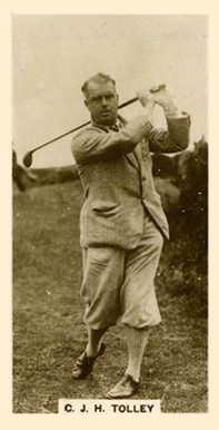 1928 J. Milhoff & Co. C.J.H. Tolley #9 Golf Card