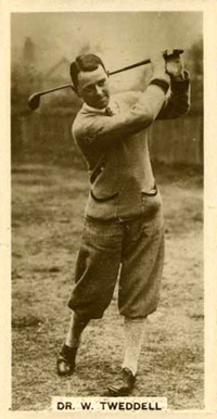 1928 J. Milhoff & Co. DR. W. Tweddell #25 Golf Card