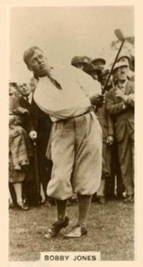 1928 J. Milhoff & Co. Bobby Jones #20 Golf Card