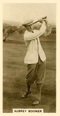 1928 J. Milhoff & Co. Aubrey Boomer #1 Golf Card