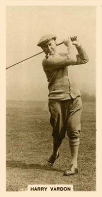 1928 J. Milhoff & Co. Harry Vardon #5 Golf Card