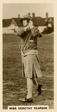 1928 J. Milhoff & Co. Miss Dorothy Pearson #15 Golf Card