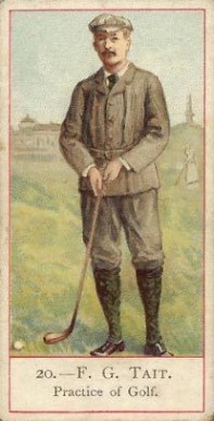 1900 Cope Bros & Co. Cope's Golfers F.G. Tait #20 Golf Card