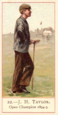 1900 Cope Bros & Co. Cope's Golfers J.H. Taylor #22 Golf Card