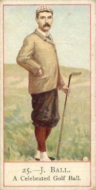 1900 Cope Bros & Co. Cope's Golfers J. Ball #25 Golf Card