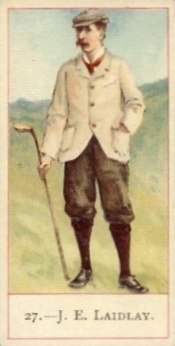 1900 Cope Bros & Co. Cope's Golfers J.E. Laidley #27 Golf Card