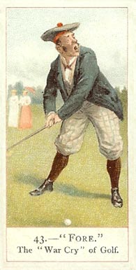 1900 Cope Bros & Co. Cope's Golfers Fore #43 Golf Card