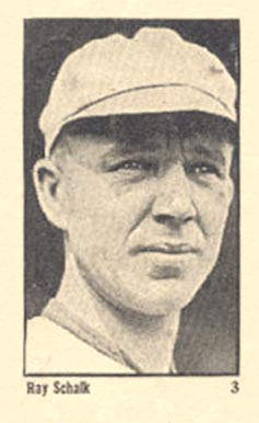 1923 Maple Crispette Ray Schalk #3 Baseball Card