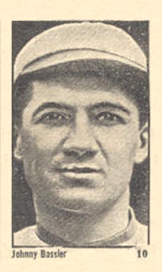 1923 Maple Crispette Johnny Bassler #10 Baseball Card