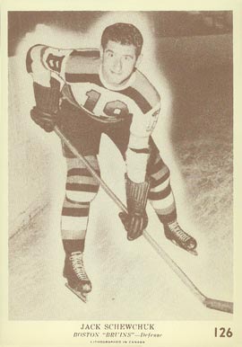 1940 O-Pee-Chee Jack Schewchuk #126 Hockey Card