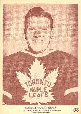 1940 O-Pee-Chee Walter "Turk" Broda #108 Hockey Card
