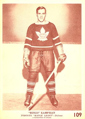 1940 O-Pee-Chee Bingo Kampman #109 Hockey Card