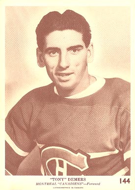 1940 O-Pee-Chee Tony Demers #144 Hockey Card