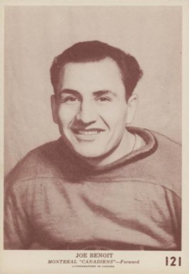 1940 O-Pee-Chee Joe Benoit #121 Hockey Card