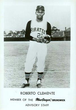 1965 MacGregor Roberto Clemente # Baseball Card