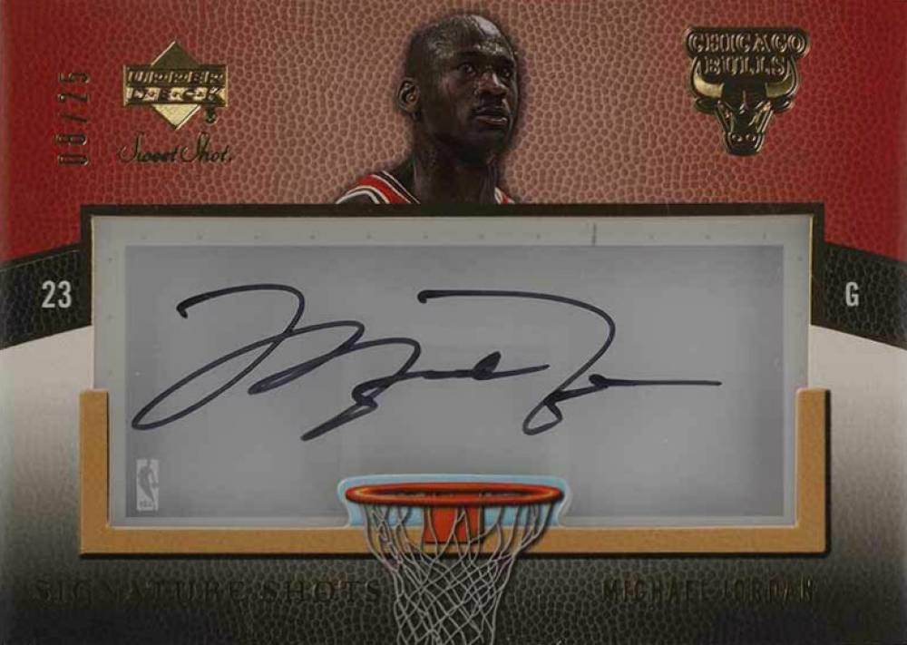2007 Upper Deck Sweet Shot Signature Shots Acetate Michael Jordan #SA-MJ Basketball Card