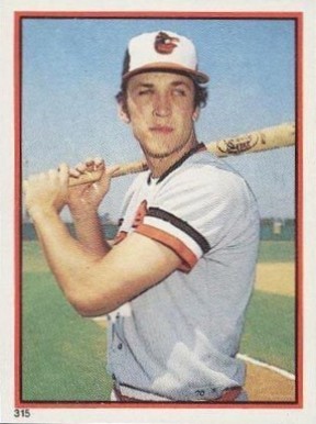 1983 O-Pee-Chee Stickers Cal Ripken #315 Baseball Card