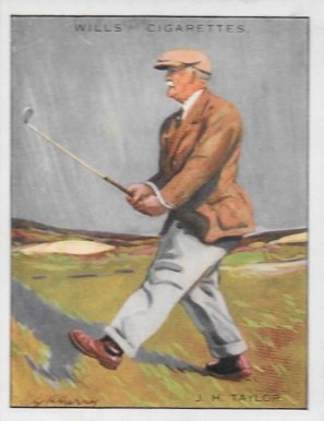 1930 W.D. & H.O. Wills Famous Golfers J.H. Taylor #20 Golf Card