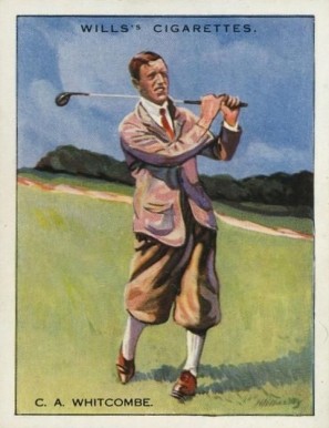 1930 W.D. & H.O. Wills Famous Golfers C.A. Whitcombe #25 Golf Card