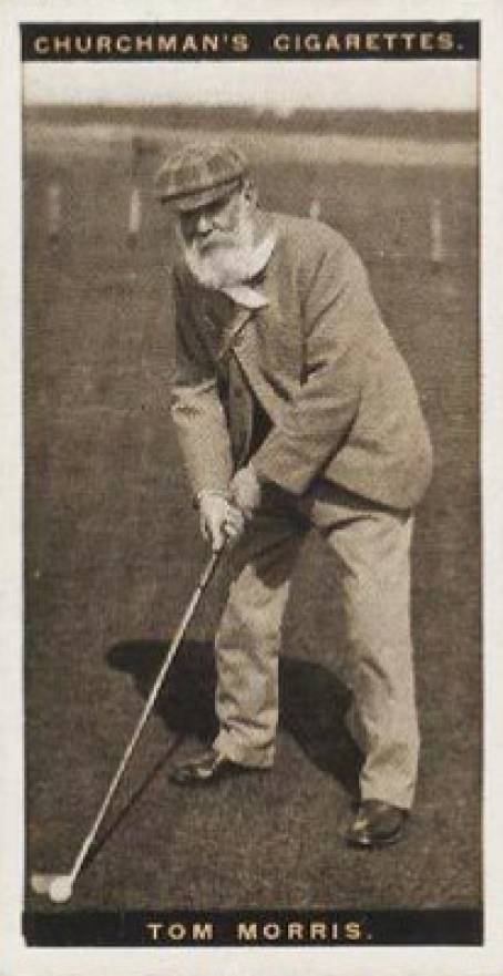 1927 WA & AC Churchman's Famous Golfers-Small Tom Morris #33 Golf Card
