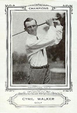 1926 Spalding Champion Cyril Walker # Other Sports Card