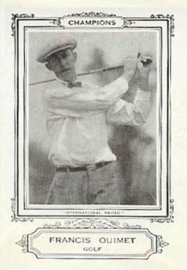 1926 Spalding Champion Francis Ouimet # Other Sports Card