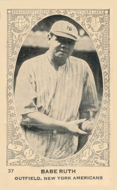 1922 Neilson's Chocolate Type 1 Babe Ruth #37 Baseball Card