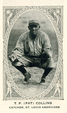 1922 Neilson's Chocolate Type 2 T.P. (Pat) Collins # Baseball Card