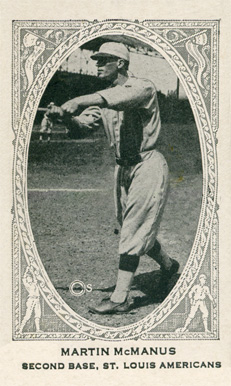 1922 Neilson's Chocolate Type 2 Martin McManus # Baseball Card