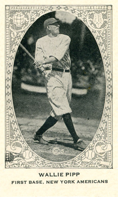 1922 Neilson's Chocolate Type 2 Wallie Pipp # Baseball Card