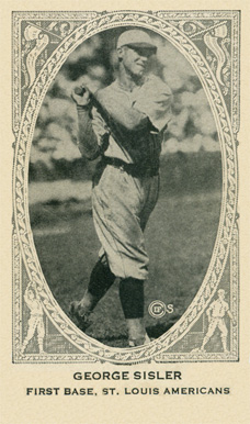 1922 Neilson's Chocolate Type 2 George Sisler # Baseball Card