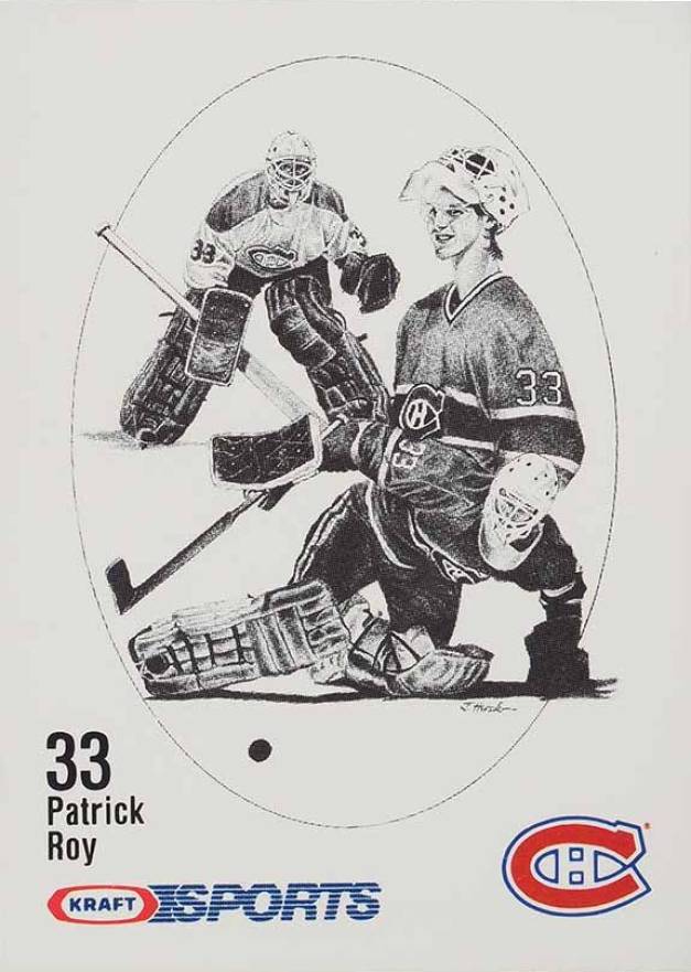 1986 Kraft Drawings Patrick Roy # Hockey Card
