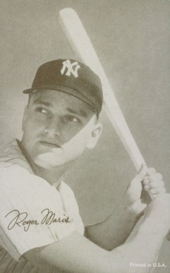 1963 Exhibits Roger Maris # Baseball Card