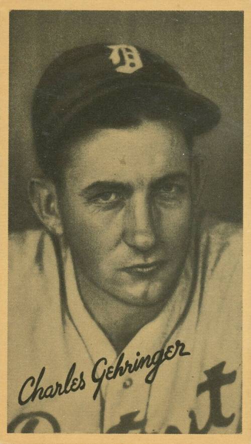 1937 Goudey Premiums-Type 4 Charles Gehringer # Baseball Card