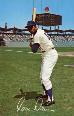 1962 L.A. Dodgers Postcards (1962-65) Tommy Davis #50320 Baseball Card
