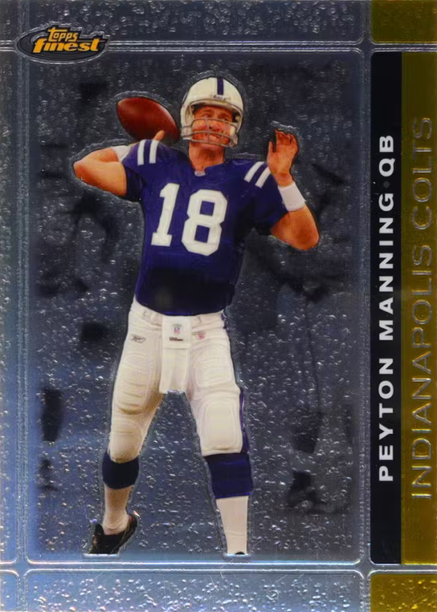 2007 Finest Peyton Manning #1 Football Card