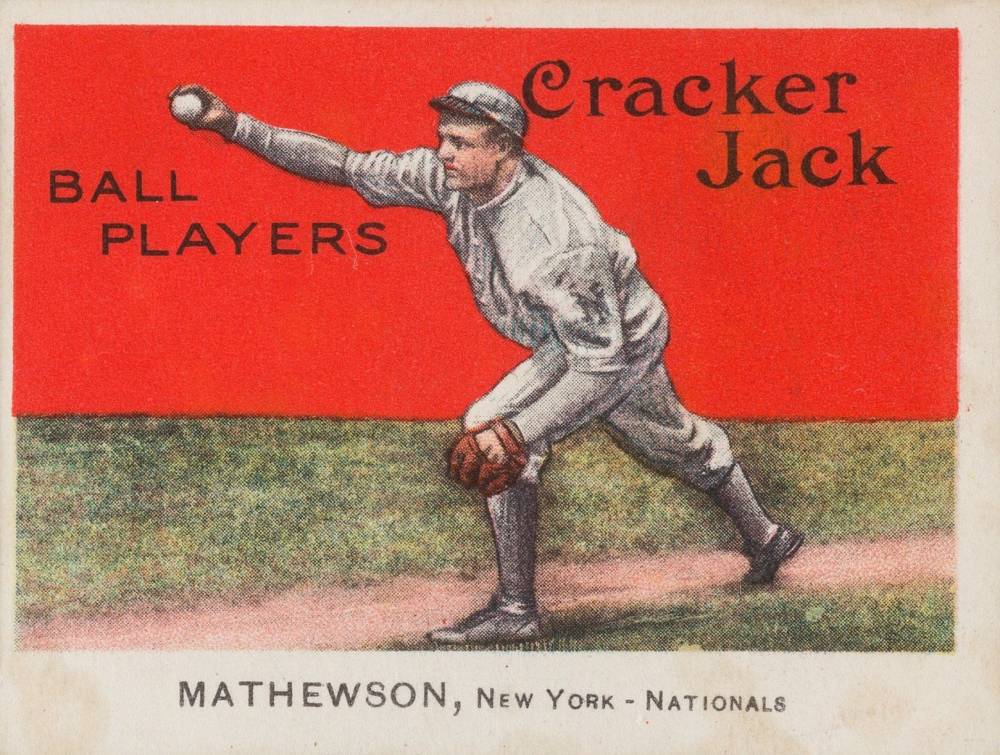 1914 Cracker Jack MATHEWSON, New York-Nationals #88 Baseball Card