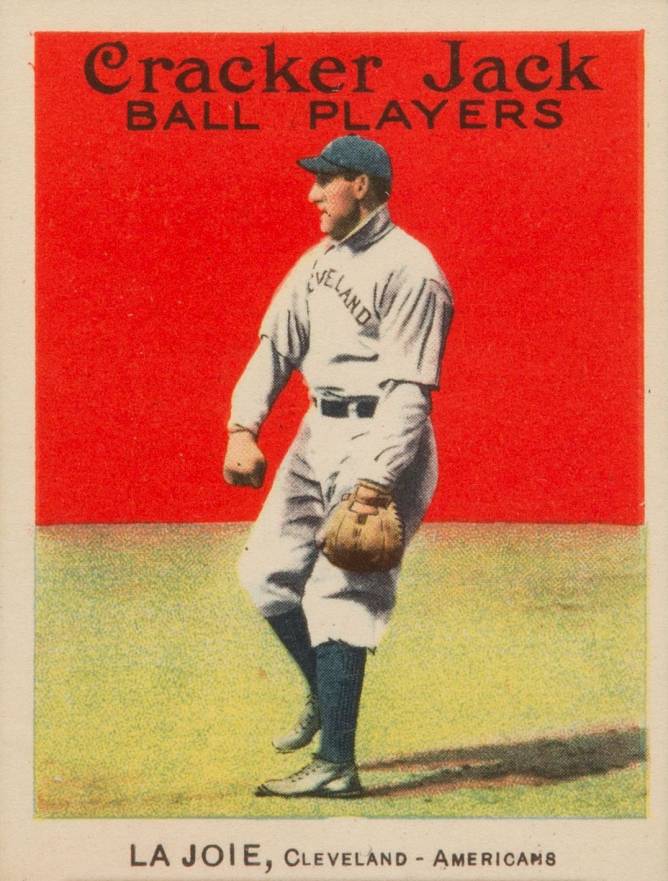 1914 Cracker Jack Lajoie, Cleveland-Americans #66 Baseball Card