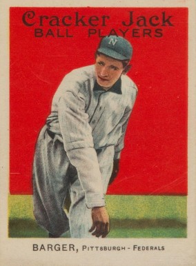 1914 Cracker Jack BARGER, Pittsburgh-Federals #141 Baseball Card