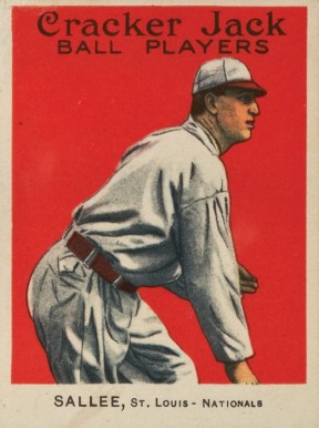 1914 Cracker Jack SALLEE, St. Louis-Nationals #123 Baseball Card