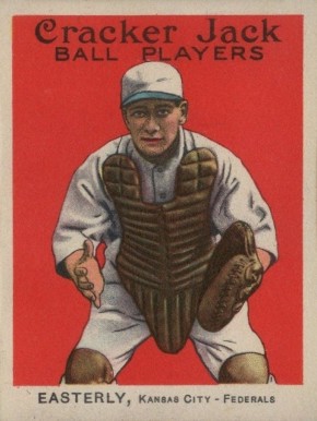1914 Cracker Jack EASTERLY, Kansas City-Federals #117 Baseball Card